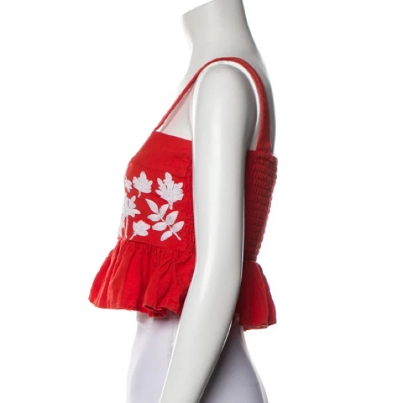 SOLD Carolina K Linen Crop Top - Picture 10 of 10